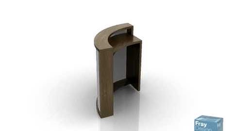 Fray Design Mini Reception Counter