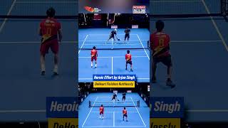 Heroic Effort by Arjun Singh! DeHeart Finishes Ruthlessly 😮🔥#shortsfeed #shorts #viral #pickleball