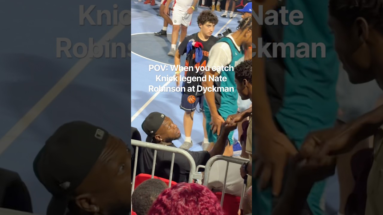 在 YouTube 上观看 Knick legend Nate Robinson at Dyckman Park 🏀 #dyckman #basketball 在 YouTube 上观看 Knick legend Nate Robinson at Dyckman Park 🏀 #dyckman #basketball