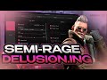 SEMI RAGE WITH BEST EXTERNAL CHEAT ft delusion.ing | FREE CFG