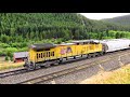 Union Pacific tank train leaves Rollins siding, Colorado