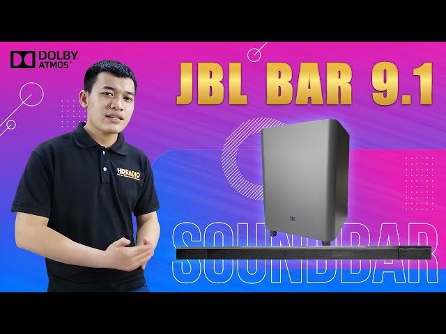 Loa soundbar JBL BAR 9.1 3D // Loa Hỗ Trợ Tivi Cực Đỉnh Với Âm Thanh Dolby Atmos