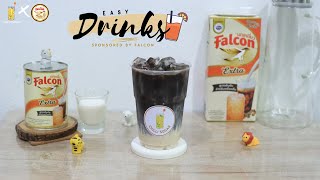 Easy Drinks Ep.8 Black Cocoa Latte | แบล็คโกโก้ลาเต้ | Recipe