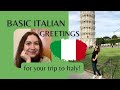 Learn Basic Italian Greetings for your trip to Italy!