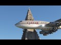 Beautiful landing qatar boeing 747 at most dangerous reykjavik airport