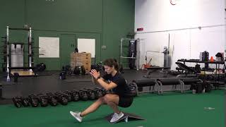 Single Leg Eccentric Slant Board Squats