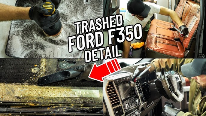 Cleaning a TRASHED Work Truck