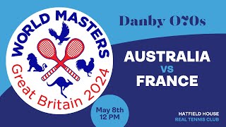 Real Tennis World Masters 2024 - Danby O70s - Australia vs France