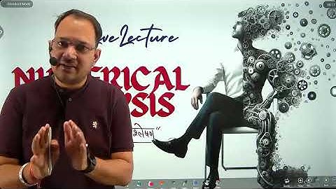 Numerical Analysis Live Class-01 » RPSC Second Grade Maths Repeater Course AMIT GAUR