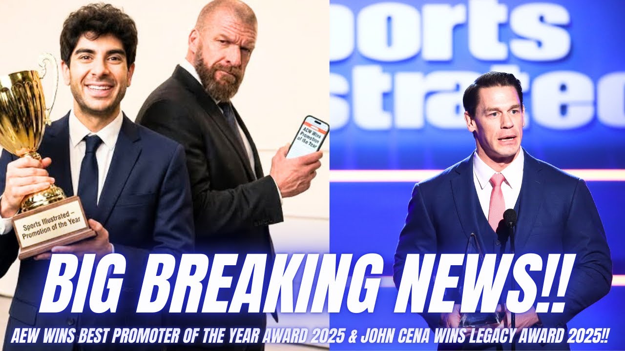 BREAKING NEWS: AEW WINS BEST PROMOTER OF THE YEAR AWARD 2025 & JOHN ...