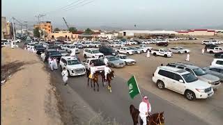 موكب بني مالك خولان من اقصى الجنوب ل ديار بلقرن على دعوة غازي بن سرور لرجل الأعمال منصور المالكي