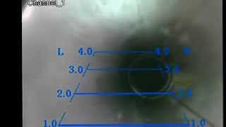 Видео осмотр дымохода из нержавеющей стали(Видео осмотр дымохода из нержавеющей стали. Определение причины разрушения кирпичного комина., 2012-06-14T19:25:56.000Z)