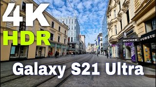 Samsung Galaxy  S21 ULTRA - 4K HDR 60fps