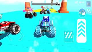 Mega saltos al aire libre | Juego de carro 3D | Monster Trucks