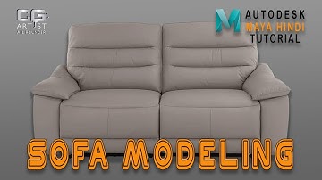 Autodesk Maya tutorial | In Hindi | Maya Tutorial In Hindi sofa modeling pt 2