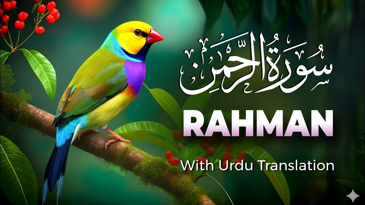 Surah Ar-Rahman recitation with urdu translation | surah rahman relaxing recitation | Ep - 24