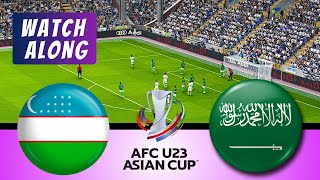 🔴LIVE | UZBEKISTAN VS SAUDI ARABIA - PEREMPAT FINAL AFC U23 ASIAN CUP 2024 | FULL MATCH GAMEPLAY