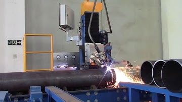 5- axis Flame & Plasma Pipe Cutting & Profiling Machine