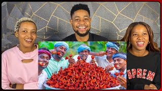 African Friends Reacts To CHICKEN LOLLIPOP | Fried Chicken Recipe Cooking & Eating In Village |