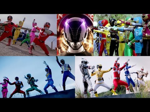 All Power Rangers Team Ups Morphs | Power Rangers Official