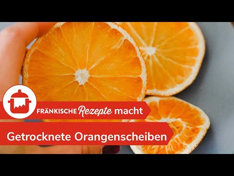 Video: Orangen Zum Garnieren Schnell Trocknen