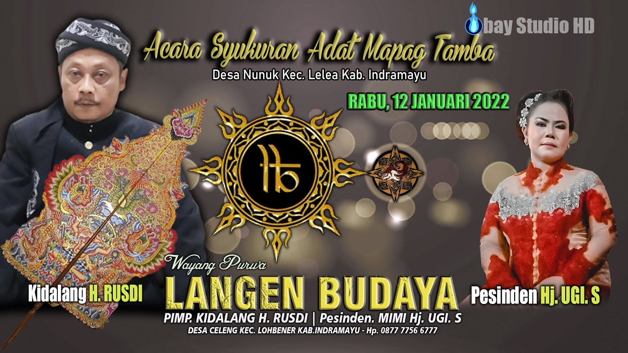 🔴[LIVE] Wayang Purwa LANGEN BUDAYA [SEMAR BOYONG] | Nunuk - Lelea_12 Januari 2022