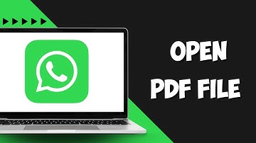 How To Open Pdf File In WhatsApp In Laptop