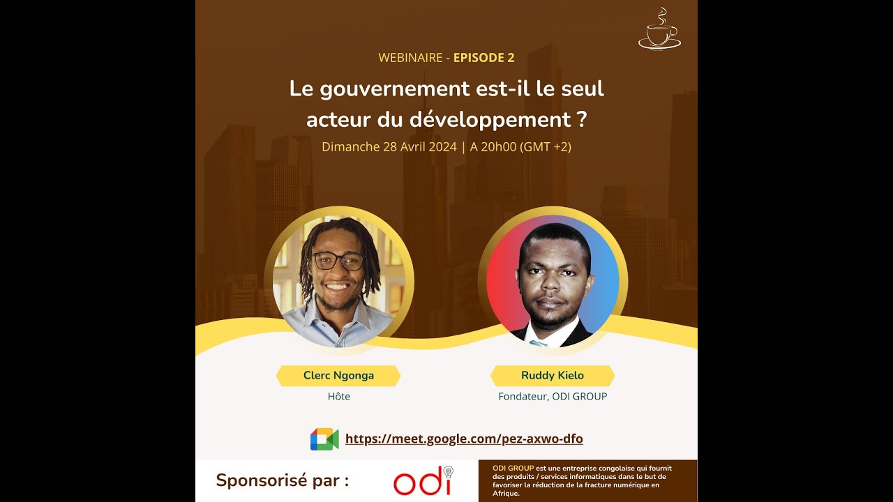 Miniature de Webinaire 2 : Le gouvernement est-il le seul acteur du développement ?