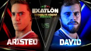TOP 5 MEJORES DUELOS DE ARISTEO VS DAVID  #ExatlónMéxico