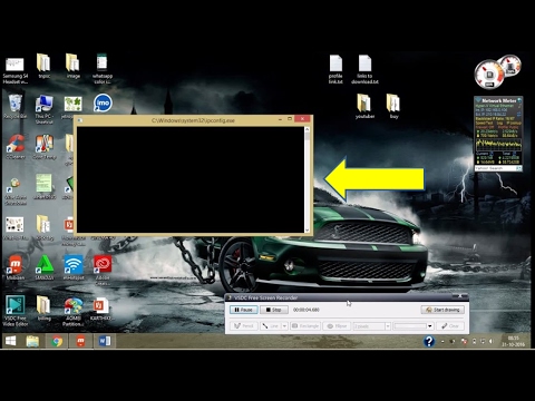 How to fix C:\Windows\System32\ipconfig.exe cmd Black Screen flashing up malware