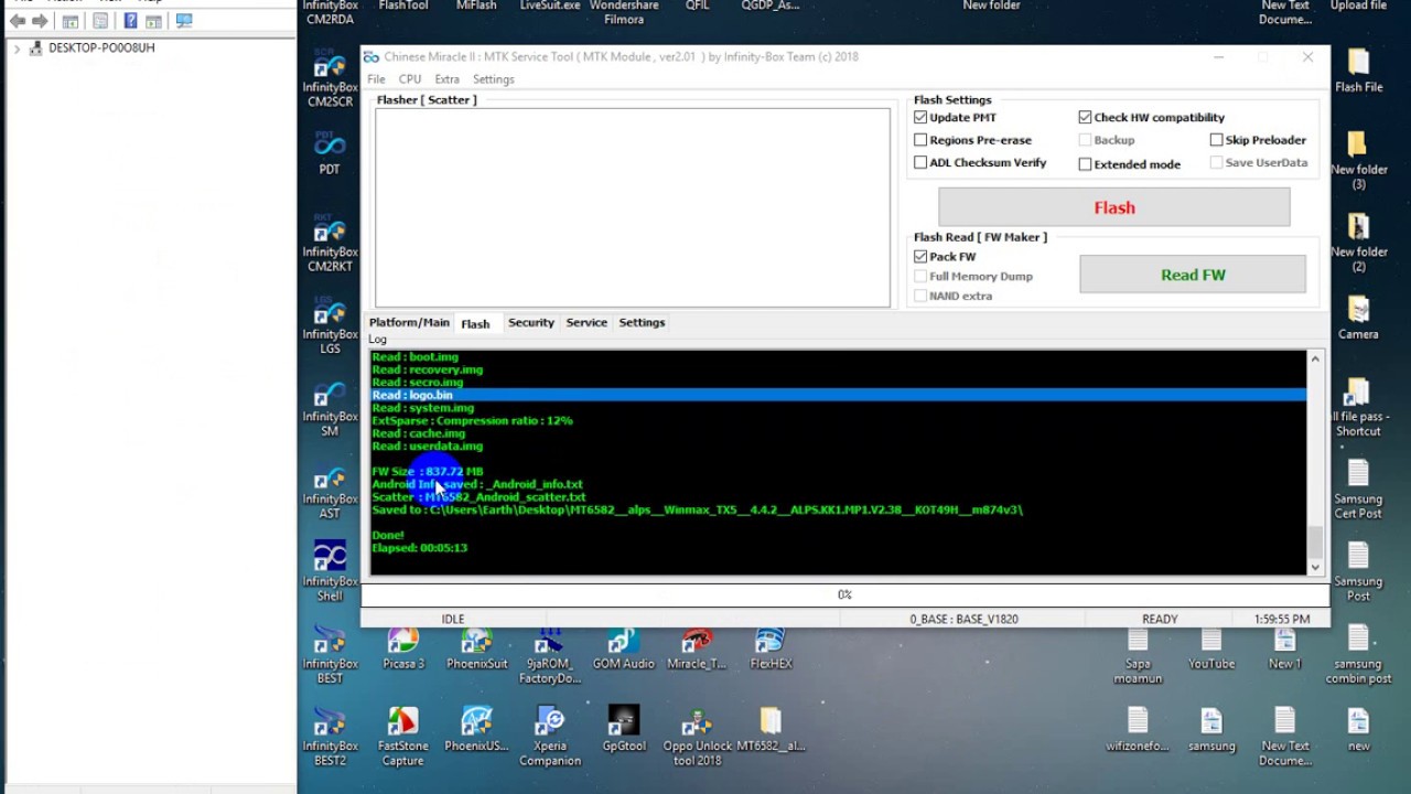 Infinity Chinese Miracle 2 MTKMediatek v2 01 100% Working Tested Video