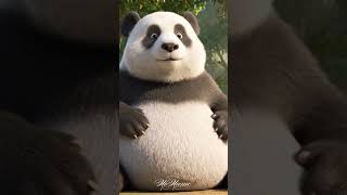 Pandas Belly Jiggles After Too Many Snacks Funny 3D Animation
