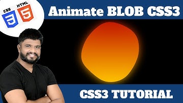Ep69 - SVG Animated Glow Blob CSS3 Tutorial with source code