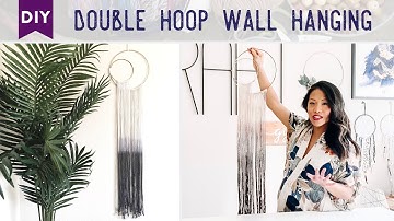 EASY DIY Boho Wall Hanging | Home Decor | No Macrame knots required!