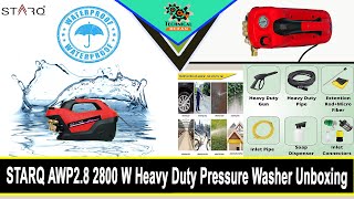 STARQ AWP2.8 2800 W Heavy Duty (200-330 Bar) car Pressure Washer with Pressure Control Knob Unboxing