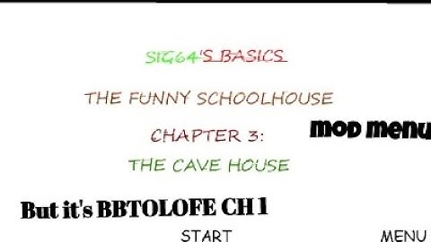 SIG64 Basics the funny schoolhouse ch 3 but it