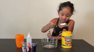Cool Science easy video for kids at home|LET’S MAKE OOBLECK! By jazmin