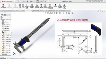 3D Modeling a Digital Vernier Caliper in SolidWorks. 3. Digital Display Unit