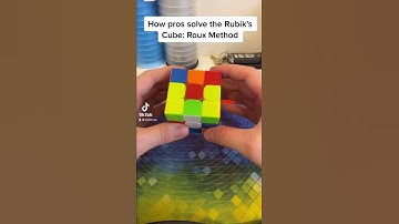 How Pros Solve the Rubik’s Cube: Roux Method 😱