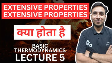 Intensive and Extensive Properties || What is Intensive and Extensive Properties