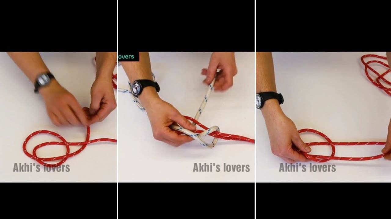 Knot || Rope Knot || Easy Rope Knot Tricks || How To Knot A Rope ...