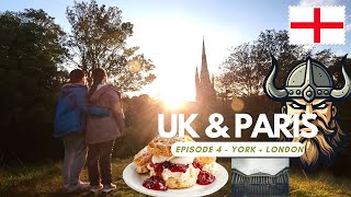 York Day Trip Vlog: Afternoon Tea, Travel with Us! EP4 [EN/JP]