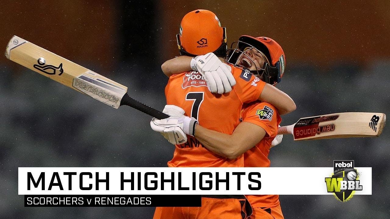 Lanning explodes as Scorchers win wet WACA thriller | Rebel WBBL|05
