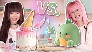 Dino Torte vs. Ice Cream Torte ⚡️ BFF Battle | ViktoriaSarina