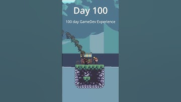 Day 1 vs Day 100 of Godot game development