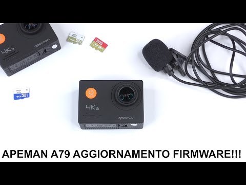 APEMAN A79 TUTORIAL - AGGIORNAMENTO DEL FIRMWARE E MICROFONO ESTERNO