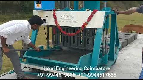Hollow Block Making Machine In Coimbatore