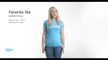 Favorite Tee by Bella Canvas - Review Clip | Custom Printed at UberPrints