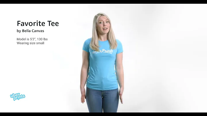 Favorite Tee by Bella Canvas - Review Clip | Custom Printed at UberPrints