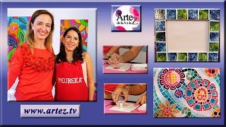 Cómo hacer coloridos diseños con dimensional y acrílicos